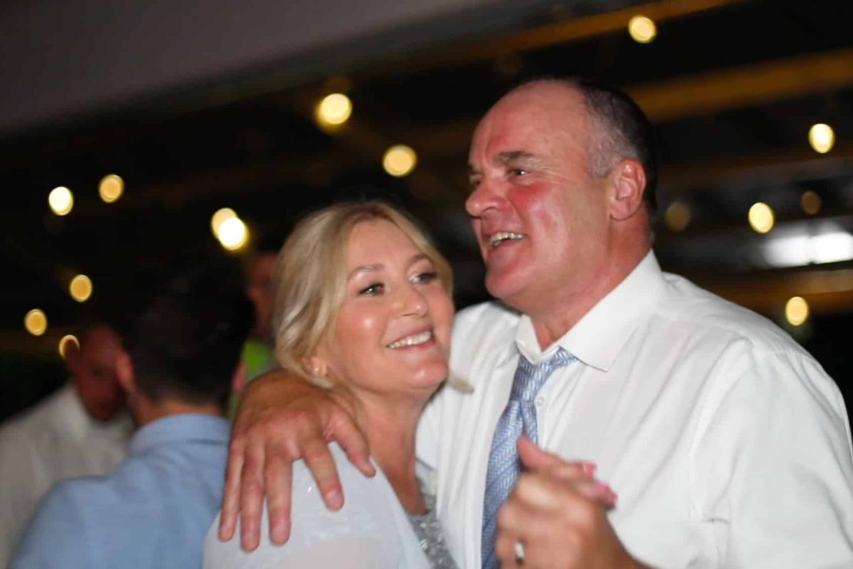 Wedding Guests Dancing & Smiling